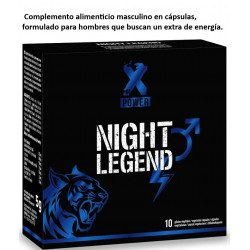 XPower Night Legend Estimulante Masculino de Acción Rápida 10 Cápsulas