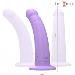 Vibrador Morado 17,5 cm con...