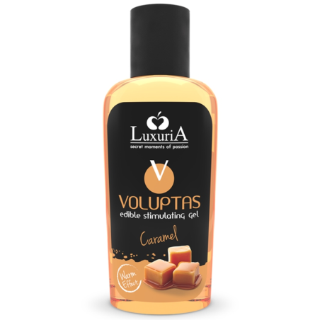 Gel de Masaje Comestible Efecto Calor Caramelo 100 ml